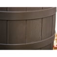 thumbnail image 4 of Good Ideas Rain Wizard 50 Gal Plastic Rain Barrel Water Collector, Oak (6 Pack), 4 of 8