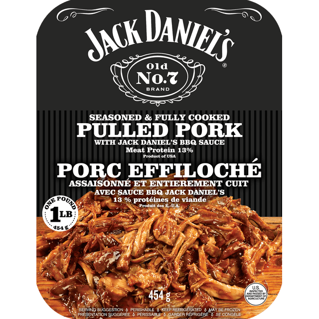 Jack Daniel's Porc Effiloché, Entièrement Cuit
