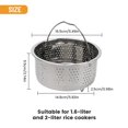 thumbnail image 1 of Steamer Insert Steamer Pot Stainless Steel Basket Rice Steamer Pressure Cooker, 1 of 8