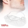 thumbnail image 4 of transemion 100Pcs Beard Nets Protective Beard Covers Beard Protectors Accessory Durable White, 4 of 9