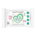 thumbnail image 1 of ATTITUDE eco, Baby Wipes, Biodegradable, Unscented, 72 Count, 1 of 2