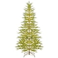 thumbnail image 2 of 5-Foot Pre-Lit Artificial Christmas Tree with 100 Warm White LED Lights, Realistic Hinged Branches for Easy Assembly, Fire Retardant Material for Safe Home Holiday Decoration, 2 of 8