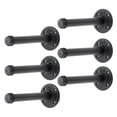 thumbnail image 1 of Home Expert 6 Inch Black Industrial Pipe Floating Clothing Rack Wall Mounted, Heavy Duty Garment Rack for Hanging Clothes, Multi-, 1 of 7