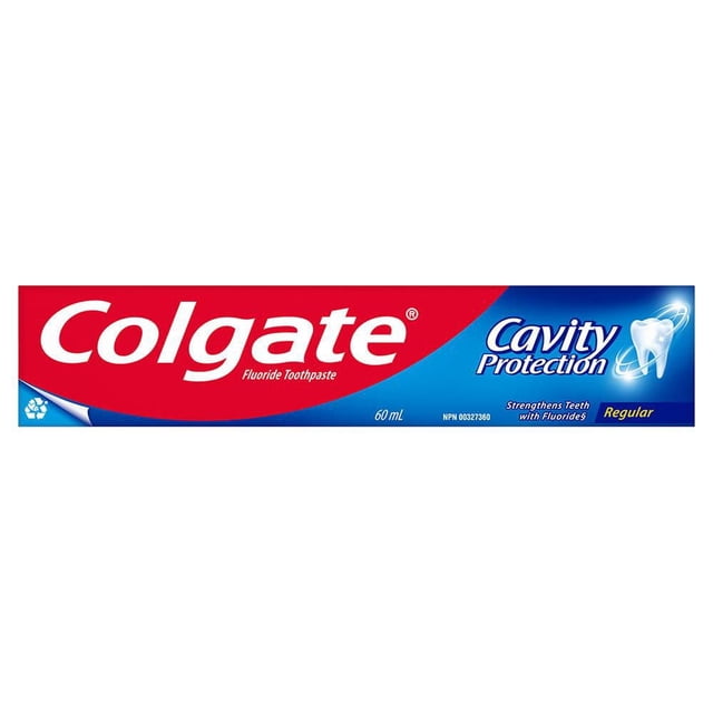 Colgate Cavity Protection Fluoride Toothpaste, Regular 60ml