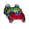 thumbnail image 3 of Étui de Protection en Caoutchouc Silicone avec Prise pour Manette PlayStation 4 (Camouflage Rouge), 3 of 4