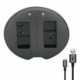 thumbnail image 2 of Black Rapid Charger for Nikon DSLR Batteries Dual Channel, Compatible Accessory, 2 of 10