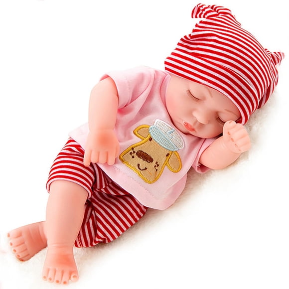 HOARBOEG Children Toys Simulation Doll Toy Baby Soft Plastic Girl Doll Doll Enamel Doll Toy Christmas Present