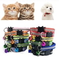 thumbnail image 3 of Pet Supplies Reflective Patch Collar Release Buckle Bell Tightness Adjustable Pet Collar, 3 of 6