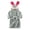 Green, variant on Hiiyo Little Girls Cartoon Bathrobe Flannel Warm Hooded Nightrobe Sleepwear Homewear