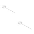 thumbnail image 4 of maskred Cooking Ladle Cooking Sauce Gravy Spoon Sauce Restaurant Punch Egg Soup for Yellow 252x62mm 2Set, 4 of 6