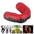 thumbnail image 4 of Guard, Mouth Protection Portable Compact Eco Friendly Stable Shock Absorbing Mouth Guard  For Lacrosse Hockey For Football Basketball Red+Black, 4 of 8