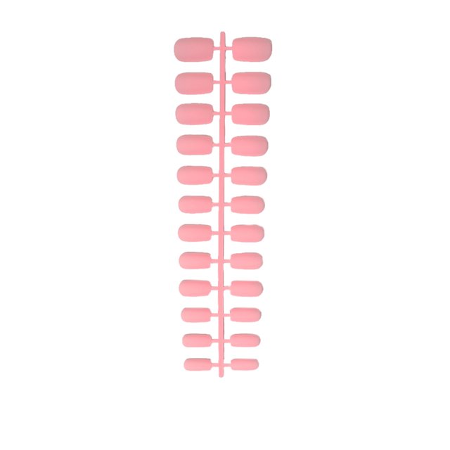 1 Set Glue on Nails Medium Length Files Stick Decorative DIY Manicure Full Cover Wraps Art Decals Artificial Beauty Tool Manicure Kit Decorations 11
