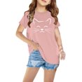 thumbnail image 1 of RXIRUCGD Tout-Petits Enfants Garçons Filles T-shirt à Imprimé d'Halloween Mode Mignon Col Rond Imprimé Manches Courtes Haut ( Rose, Taille : 7 Ans ), 1 of 4