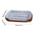 thumbnail image 3 of Dog Beds For Medium Dogs Washable Dog Bed Comfortable And Breathable Pet Bed Rectangle Warming Dog Bed For Medium Dogs, 3 of 5