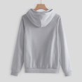 thumbnail image 5 of 2 Piece Sweatsuits for Womens Clearance Solid Color Pocket Drawstring Pullover Sweatpant Set Lounge Tracksuit Casual Plus Size Lightweight Loose Ladies Outfits Fall Winter 2023 Black L, 5 of 5