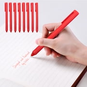 2 Boxes Gel Pens, 8 Pack Retractable Black & Red Ink Pens, 0.5mm Tip Smooth Writing, Office School Supplies, Comfort Grip Twist Pens