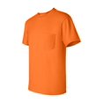 thumbnail image 1 of Gildan - Ultra Cotton Pocket T-Shirt - 2300 - Safety Orange - Size: L, 1 of 1