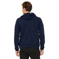 thumbnail image 2 of Bella Canvas Mens Sponge Fleece Pullover DTM Hoodie Sweatshirt 3729, XS, Navy, 2 of 3