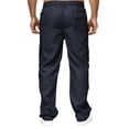 thumbnail image 4 of Pantalon Décontracté Homme Male Versatile All Season Cargo Pants Multi Pocket Zip Button Hem Solid Color Plus Size Trousers Men's Jogging Pants Navy XL, 4 of 4