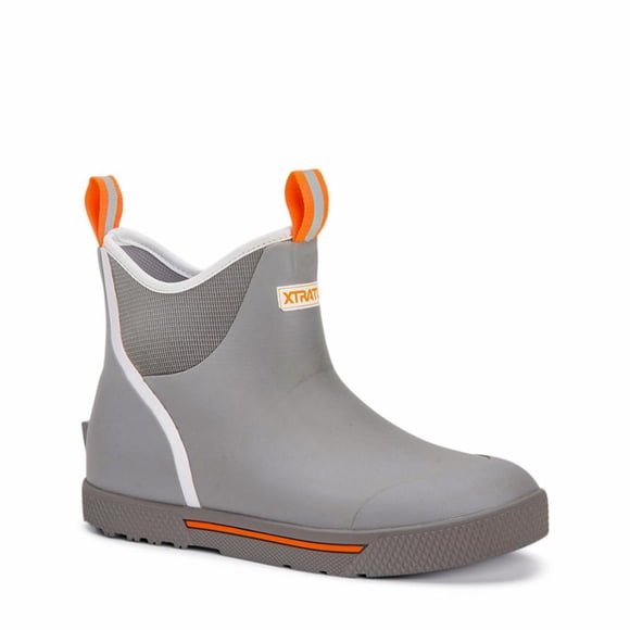 Xtratuf Men's S Wheelhouse 6 Ankle Deck Boot Wheelhouse Grey , 13 M US