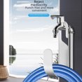 thumbnail image 2 of Outdoor & Indoor 304 Stainless Steel Garden Hose Holder with Water Faucet Hook - Rustproof Export-Quality Storage Rack for Yard, Kitchen, Flower Stand (White Round Line Design), 2 of 6