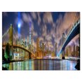 thumbnail image 2 of Manhattan in Memory of September 11 - Cityscape Canvas Print, 2 of 3