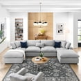 thumbnail image 1 of Modway Commix 6-Piece Down Filled Overstuffed Sectional Sofa in Light Gray, 1 of 10