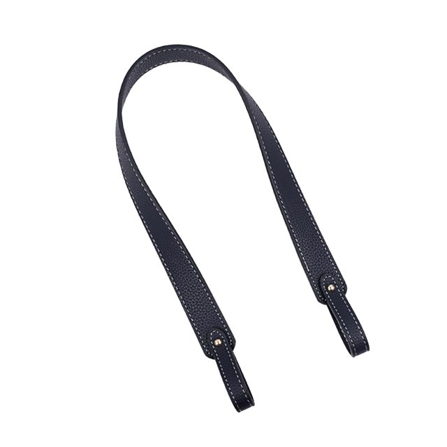 Purse Strap with Button Bag Modification Strap Leather Bag Strap Shoulder Bag Strap Replacement Straps for Shoulder Handbags Navy