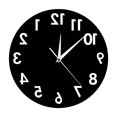 thumbnail image 1 of Wall Decorations for Living Room Reverse Clock Living Room Home Decoration Wall Clock Counterclockwise Walking Wall Clock Wall Art for Living Room, 1 of 6