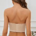 thumbnail image 4 of MIASHUI Bras for Women Low Back Strapless Bra Push Up Bra, 4 of 9