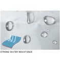 thumbnail image 5 of 4PCS Christmas Shower Curtain Set with 12 Hooks Christmas Shower Curtain Sets for Bathroom Non-Slip Rug  Toilet Lid Cover and Bath Mat   Snowman Shower Curtains, 5 of 5