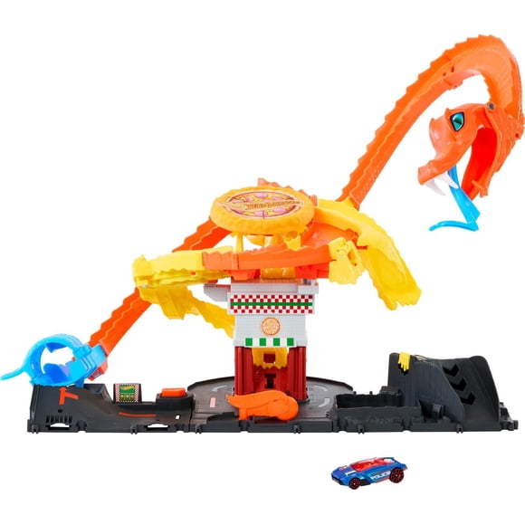 Hot Wheels Ville Attaque à la Pizzéria du Cobra, véhicule 1:64