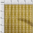 thumbnail image 2 of oneOone Cotton Flex Dark Mustard Fabric Asian Block Print Sewing Material Print Fabric By The Yard 40 Inch Wide, 2 of 4