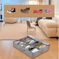 thumbnail image 4 of Home Textile Storage Bedroom Underbed Shoe Organizer with Lid Foldable Storage Boxes for Efficient Closet Organization and Visible Design, 4 of 4
