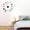 BK, variant on TopLLC Comfortable And DIY Wall Clock Without Punching, Personalized Living Room, Bedroom Clock, Silent Digital Clock, Decorative Wall Sticker Clock on Clearance
