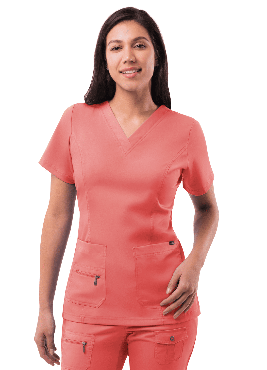 Adar Pro Scrubs For Women - Elevated V-Neck Scrub Top
