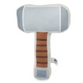 thumbnail image 1 of Marvel Comics Thor's Hammer Mjolnir Shaped Plush Squeaky Dog Toy, 1 of 7
