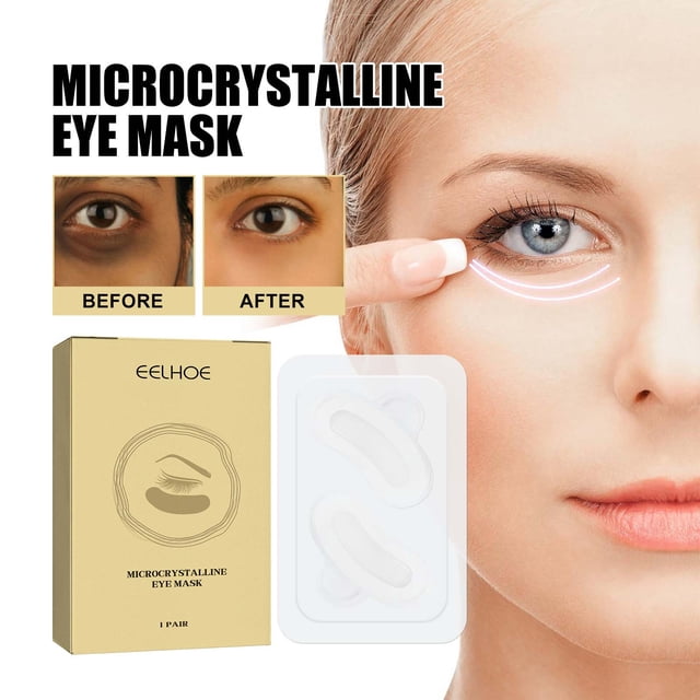Liquidation de Produits de Beauté, Cadeaux Beauté pour Femmes, 1 Paire Masque pour les Yeux Hydrate, Résiste aux Rides, Atténue les Cernes Noirs et Raffermit les Sacs pour les Yeux, Raffermit les Ridules, les Ridules de Queue de Poisson et Masque de Soin des Yeux, 1 ml