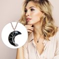 thumbnail image 1 of Jusqu'à 65 % de Réduction sur les Colliers SMihono pour Femmes Collier de Sécurité Lune Longue Durée Collier en Argent à la Mode, 1 of 6