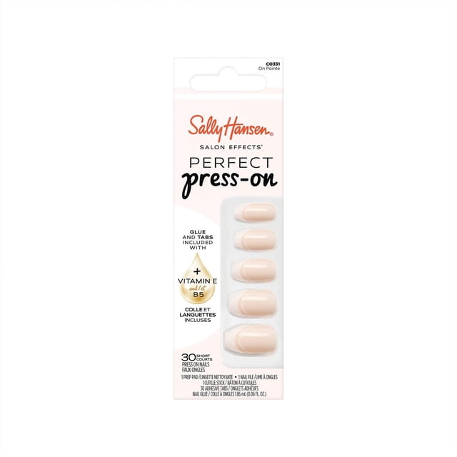 Salon Effects Perfect Press-On Nails, Non-Damaging Manicure, Easy to Apply