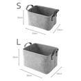 thumbnail image 4 of RXIRUCGD Organisateurs et Rangement pour la Maison Panier de Rangement Pliable pour Jouets avec Poignée en Corde de Coton, 4 of 6