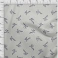 thumbnail image 4 of oneOone Silk Tabby Light Gray Fabric Leaves Sewing Material Print Fabric By The Yard 42 Inch Wide, 4 of 4