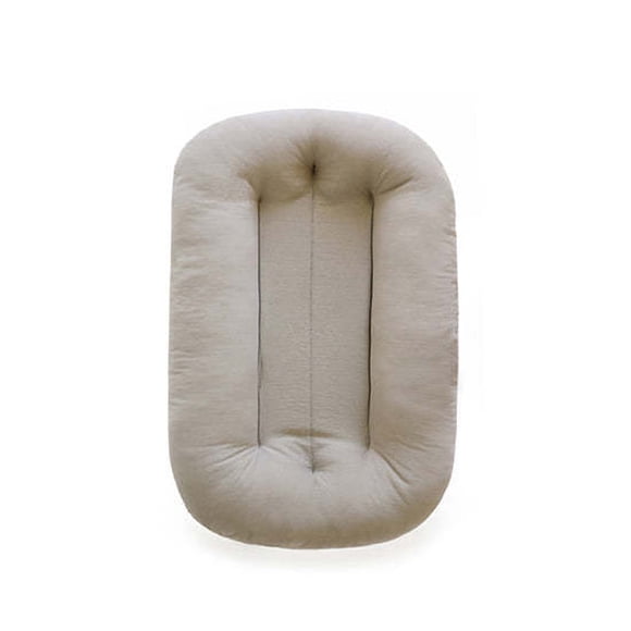 Tapis de Sommeil Portable pour Bébé en Coton Respirant, Conception d'Environnement d'Utérus pour Nouveau-Nés, Matelas de Lit de Voyage Pliable Léger 60 cm, Coussin de Sommeil Confortable et Sécuritaire, un Tapis de Sommeil pour Bébé