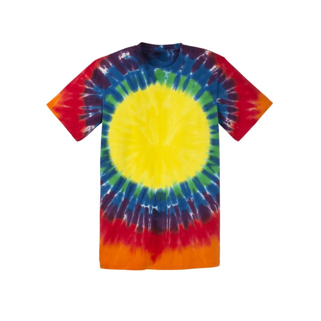 Gravity Threads Mens Window Tie-Dye T-Shirt - Rainbow - Small