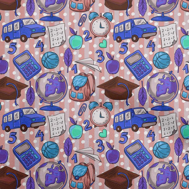 oneOone Rayon Rose Brown Fabric Kids Sewing Material Print Fabric By The Yard 56 Inch Wide