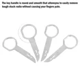 thumbnail image 1 of Kit d'Outils de Suppression de Radio de Voiture - 4Pcs Stéréo Tête Unité Audio Outils pour VW Audi, 1 of 5