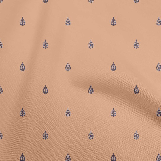 oneOone Cotton Poplin Peach Fabric Block Sewing Craft Projects Fabric Prints By Yard 56 Inch Wide