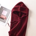 thumbnail image 2 of Ruiboury Winter Essential Knitted Hooded Cap For Cold Weather Adventures Warm And Stylish Beige, 2 of 6