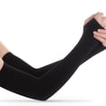 thumbnail image 1 of Manchons de Bras Rafraîchissants Hommes Femmes Protection Solaire Manchons de Bras Longs Couvre-Bras pour Cyclisme Conduite Course Golf Football Basketball, 1 of 7
