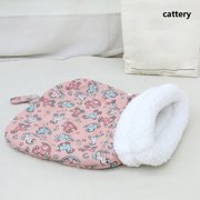 EGNMCR Dog Bed, Cat Bed, Pet House Cats Winter Sleeping Bag Winter Cats Sleeping Bag For Indoor Cats Plush Soft Pet Bed Pet Mat Warmer Pad Sack For Small Pet Cat bed